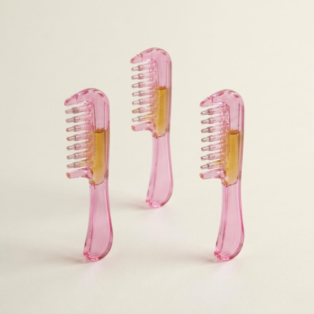 Peigne applicateur d'huile — Le trio